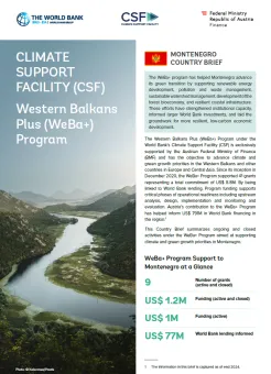 WeBa+ Country Fiche Montenegro - cover
