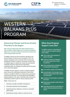 Western Balkans Plus Program - cover