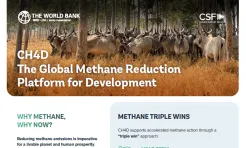 Global Methane Reduction Platform For Development (CH4D) - Brochure cover page