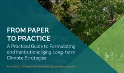 A Practical Guide to Formulating and Institutionalizing Long-term Climate Strategies - cover