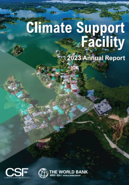 CSF 2023 Annual Report CSF 2023 Annual Report cover: Populated islands in deep blue water.