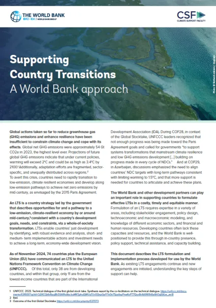 CSF LTS Methodology - Brochure cover page